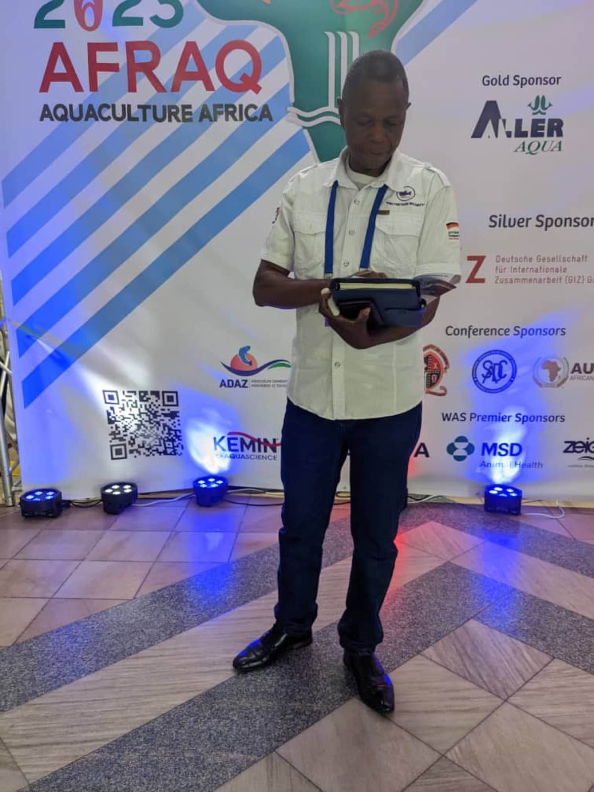 Kunda Londa at the Aquaculture Africa event